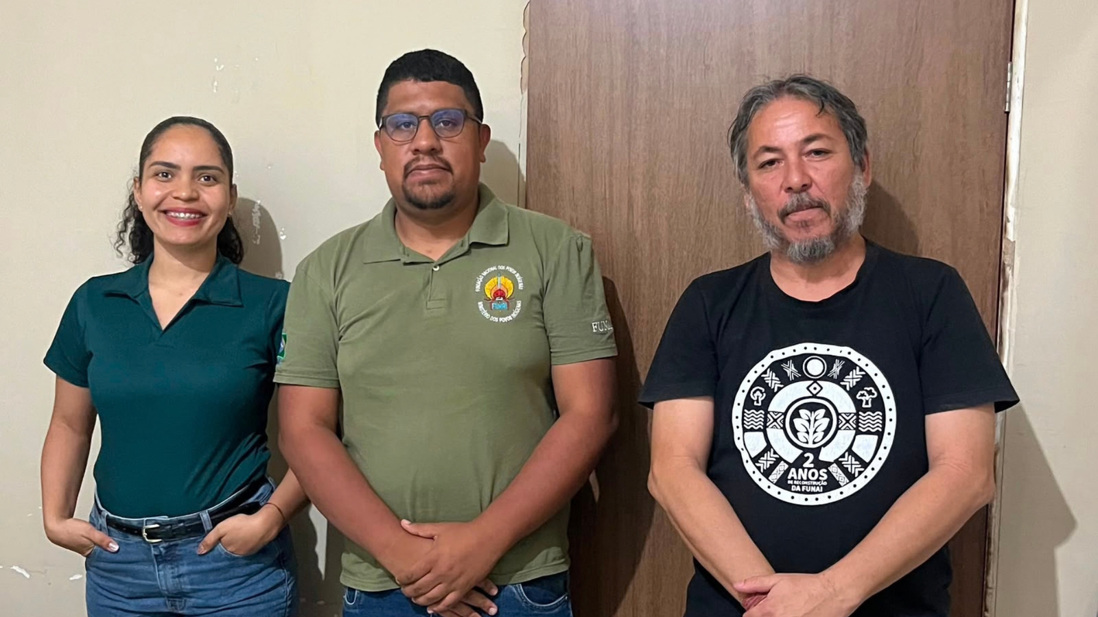 Reunião da equipe municipal de Campo Formoso com representantes da Funai