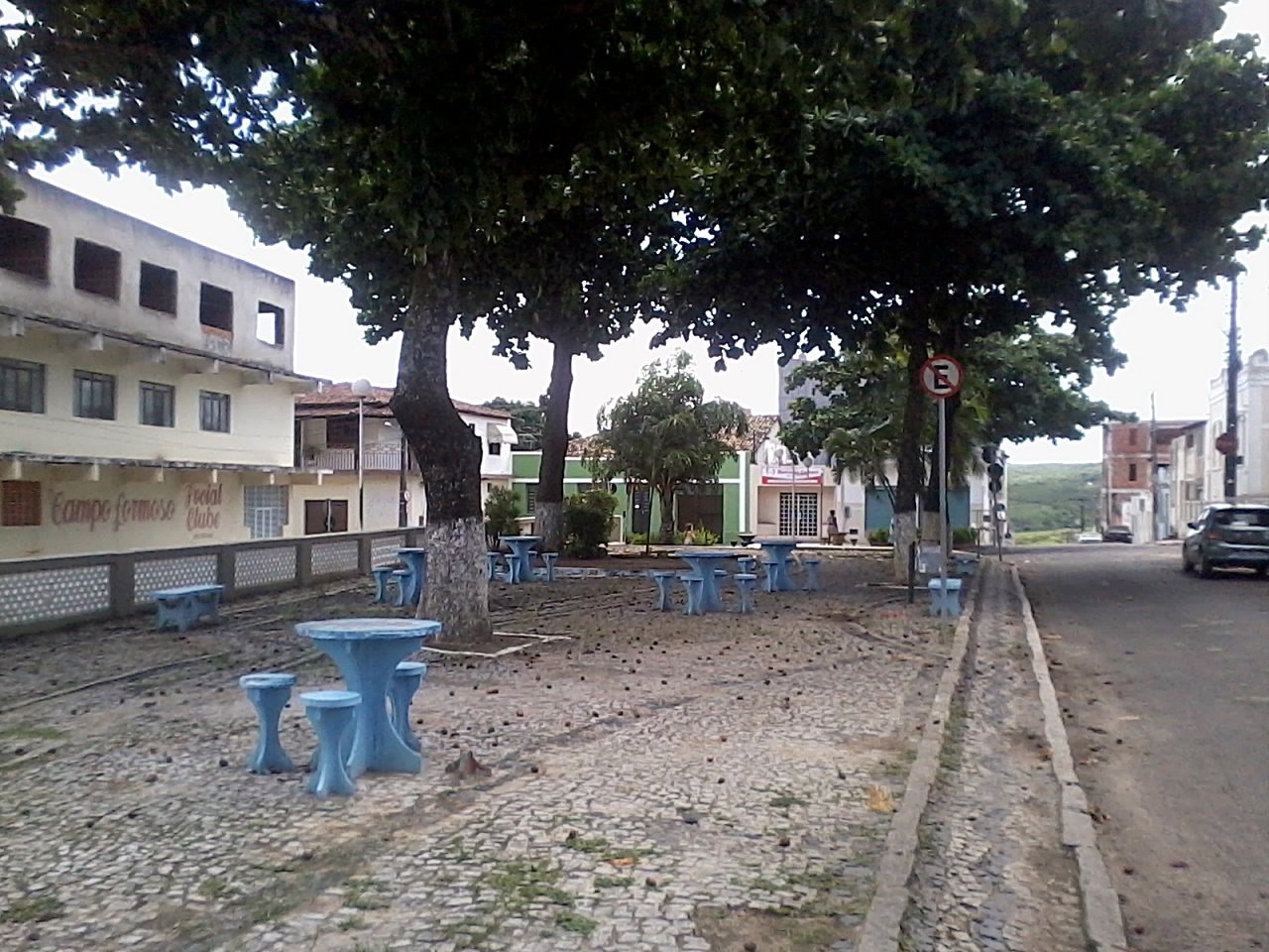 Praça no Centro de Campo Formoso, Bahia.