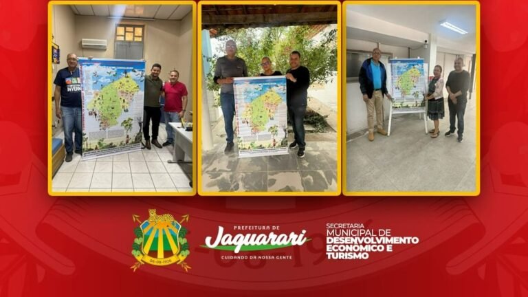 jaguarari distribui mapa turistico cultural 2026