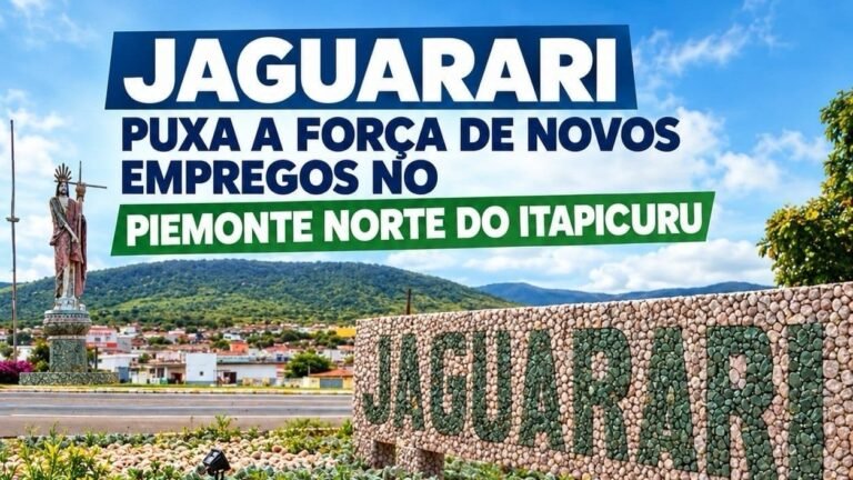jaguarari saldo 1531 empregos janeiro julho 2026